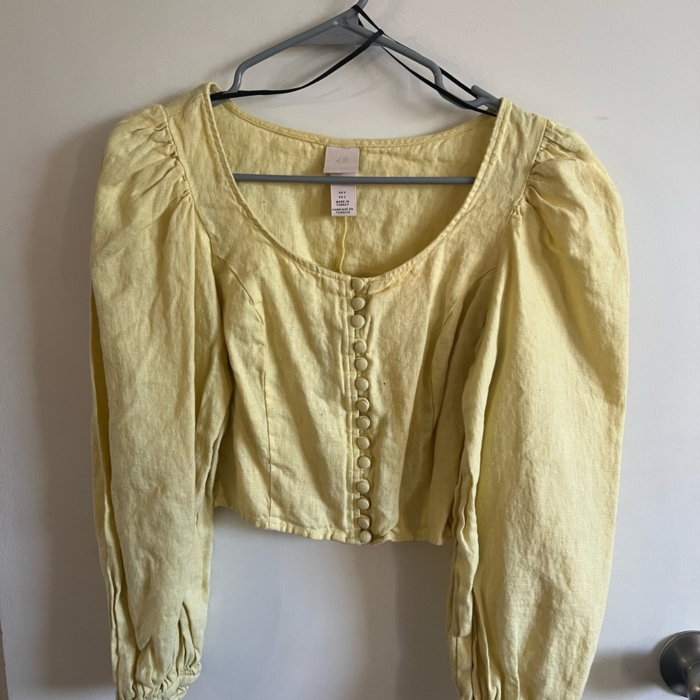 Boho Puffy Sleeve Blouse, H&M, Trend Collection